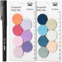 【全品対象・常時2個300円・3個800円・4個1000円OFFクーポン】Mr.ペン 丸型半透明付箋 560枚 パステルカラー Mr. Pen- Transpa...