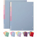 【全品対象・常時2個300円・3個800円・4個1000円OFFクーポン】Mr.ペン バインダーインデックス 仕切り 6枚×2セット ブルー Mr. Pen- Binder Dividers, 6 Tab Dividers, Pack of 2 Sets Blue 【お取り寄せ商品】【合わせて買いたい】
