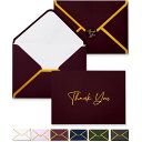 【全品対象・常時2個300円・3個800円・4個1000円OFFクーポン】Mr.ペン 封筒付きサンキューカード 20枚 ダークレッド Mr. Pen- Blan...