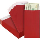 【全品対象・常時2個300円・3個800円・4個1000円OFFクーポン】ミスターペン 封筒 100枚入り レッド 赤色 Mr. Pen- Money Enve...