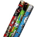 【全品対象・常時2個300円・3個800円・4個1000円OFFクーポン】ホールマーク スターウォーズ ラッピングペーパー 3枚セット Hallmark Sta...