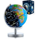【全品対象・常時2個300円・3個800円・4個1000円OFFクーポン】USA Toyz 学習用イルミネーション地球儀 - スタンド付き世界の地球儀 USA ...
