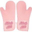 【全品対象・常時2個300円・3個800円・4個1000円OFFクーポン】パリスヒルトン ホットピンクオーブンミトン ミットセットParis Hilton Th...
