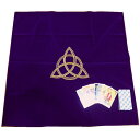 ベルベット タロット テーブルクロス （Triquetra） タロットクロス　　※ 魔術用品 儀式用品 おまじないグッズ 占いなど 