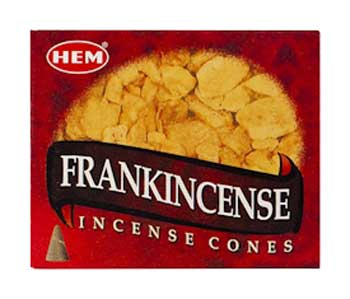 Frankincense コーンインセンス （HEM）10個入り　　※ 魔術用品 儀式用品 おまじないグッズ 占いなど 【クーポン対象】【39ショップ】