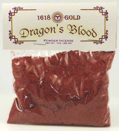 パウダーインセンス（袋） Dragon`s Blood　　　※ 魔術用品 儀式用品 おまじないグッズ 占いなど 