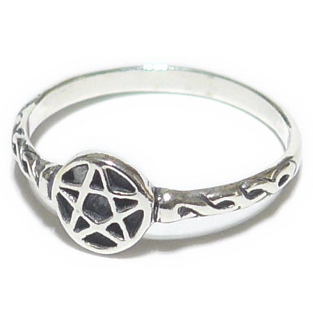 ペンタグラム・リング （約9号） [Pentagram Ring]　　※ 魔術用品 儀式用品 おまじないグッズ 占いなど 【クーポン対象】【39ショップ】