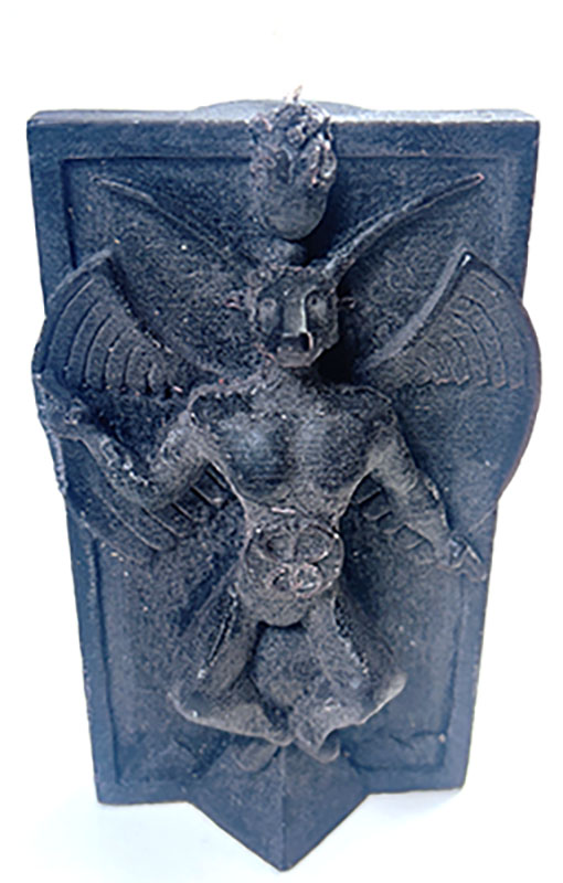 バフォメットキャンドル (黒) ※ 魔術用品 儀式用品 おまじないグッズ 占いなど 【クーポン対象】【39ショップ】