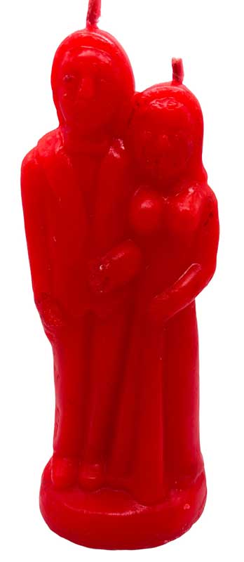 マリッジキャンドル （レッド）　　※ 魔術用品 儀式用品 おまじないグッズ 占いなど 【クーポン対象】【39ショップ】のサムネイル