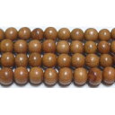 サンダルウッド (老山白檀) 丸玉 6mm A ※ ビーズ 1粒売り バラ売り 1玉販売 【クーポン対象】【39ショップ】