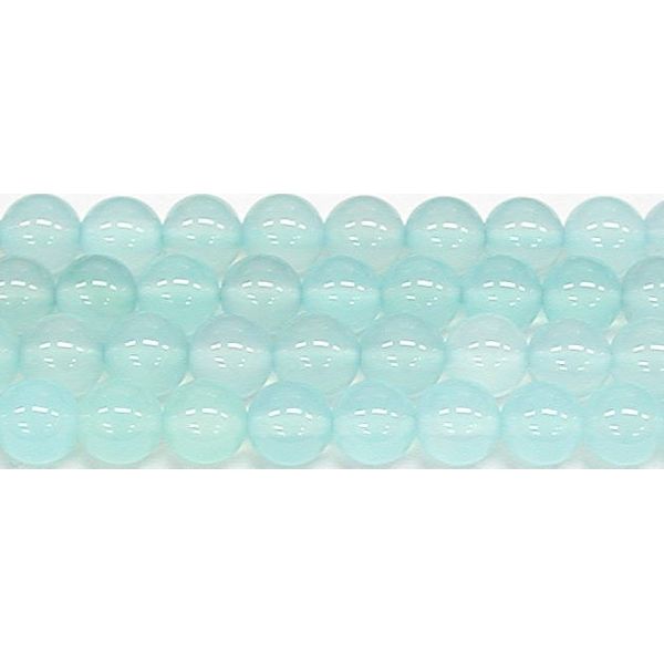 樂天商城 - シーブルーカルセドニー 丸玉 6mm A　　※ 天然石 天然石ビーズ パワーストーン 1粒売り バラ売り 1玉販売 【クーポン対象】【39ショップ】
