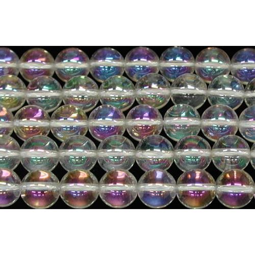 樂天商城 - オーロラクリスタル 丸玉 8mm A-　　※ 天然石 天然石ビーズ パワーストーン 1粒売り バラ売り 1玉販売 【クーポン対象】【39ショップ】