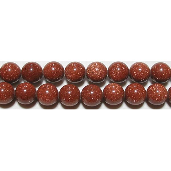 Rakuten - ゴールドストーン 丸玉 8mm A　　※ 天然石 天然石ビーズ パワーストーン 1粒売り バラ売り 1玉販売 【クーポン対象】【39ショップ】