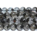 ファントム水晶 丸玉 8mm (ブラック・ガーデン・ファントム) A ※ 天然石 天然石ビーズ パワーストーン 1粒売り バラ売り 1玉販売 【クーポン対象】【39ショップ】