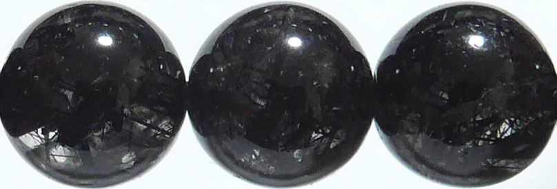 ブラックルチル 丸玉 8-9mm A ※ 天然...の紹介画像2
