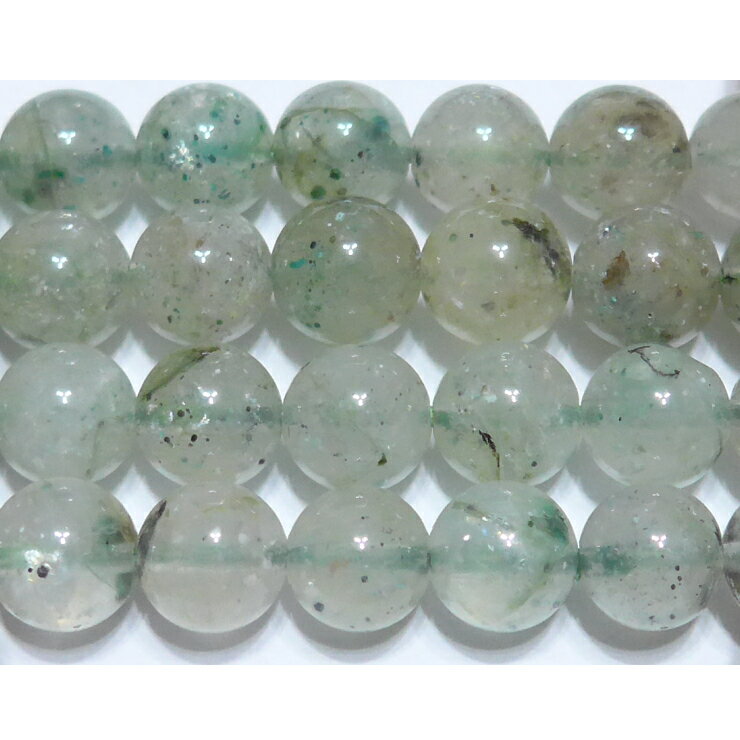 カッパーミネラルインクォーツ 丸玉 8mm B　　※ 天然石 天然石ビーズ パワーストーン 1粒売り バラ売り 1玉販売 【クーポン対象】【39ショップ】