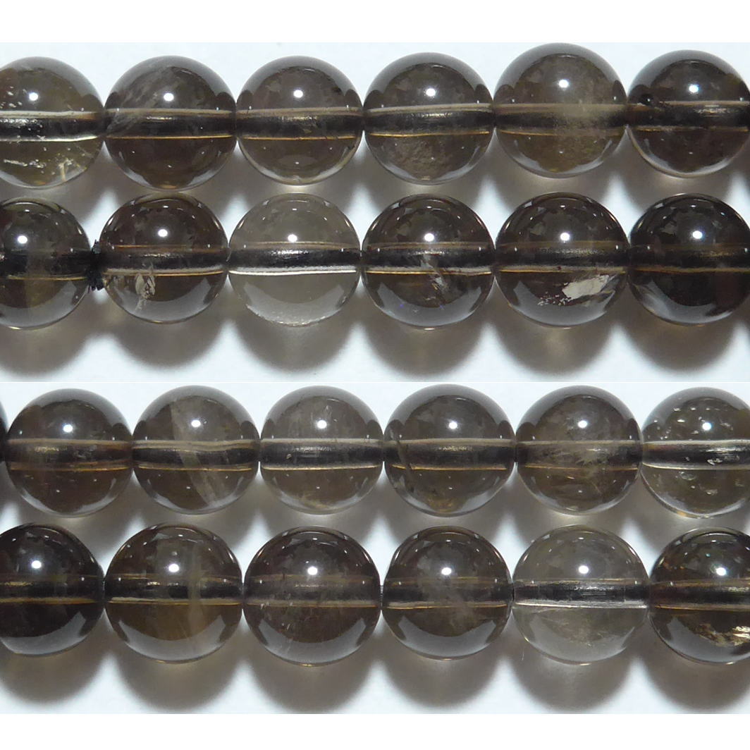 スモーキークォーツ 丸玉 8mm （群馬県産） A　　※ 天然石 天然石ビーズ パワーストーン 1粒売り バラ売り 1玉販売 【クーポン対象】【39ショップ】
