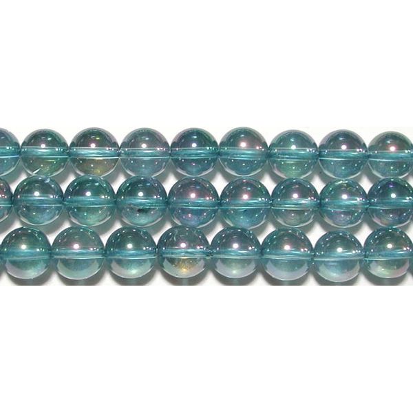 アクアオーラ 丸玉 10mm B　　※ 天然石 天然石ビーズ パワーストーン 1粒売り バラ売り 1玉販売 【クーポン対象】【39ショップ】