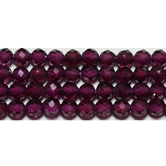 ロードライトガーネット ミラーボール 3mm A　　※ 天然石 天然石ビーズ パワーストーン 1粒売り バラ売り 1玉販売 【クーポン対象】【39ショップ】