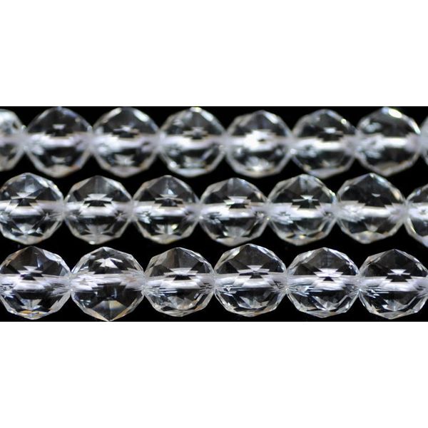 Rakuten - 水晶 スターカット 8mm A　　※ 天然石 天然石ビーズ パワーストーン 1粒売り バラ売り 1玉販売 【クーポン対象】【39ショップ】
