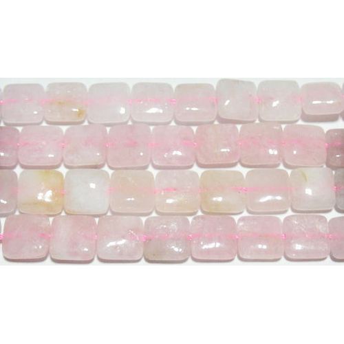 モルガナイト スクエア型 10mm B　　※ 天然石 天然石ビーズ パワーストーン 1粒売り バラ売り 1玉販売 【クーポン対象】【39ショップ】