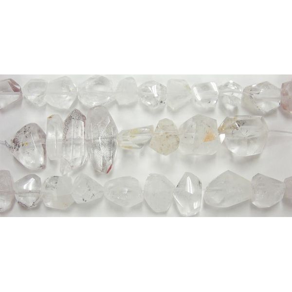 Rakuten - 星入り水晶 タンブルカット 約10*16mm C　　※ 天然石 天然石ビーズ パワーストーン 1粒売り バラ売り 1玉販売 【クーポン対象】【39ショップ】