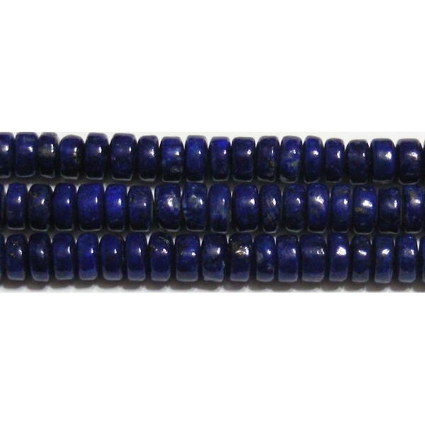 ラピスラズリ ホイール型 5*2mm B　　※ 天然石 天然石ビーズ パワーストーン 1粒売り バラ売り 1玉販売 【クーポン対象】【39ショップ】