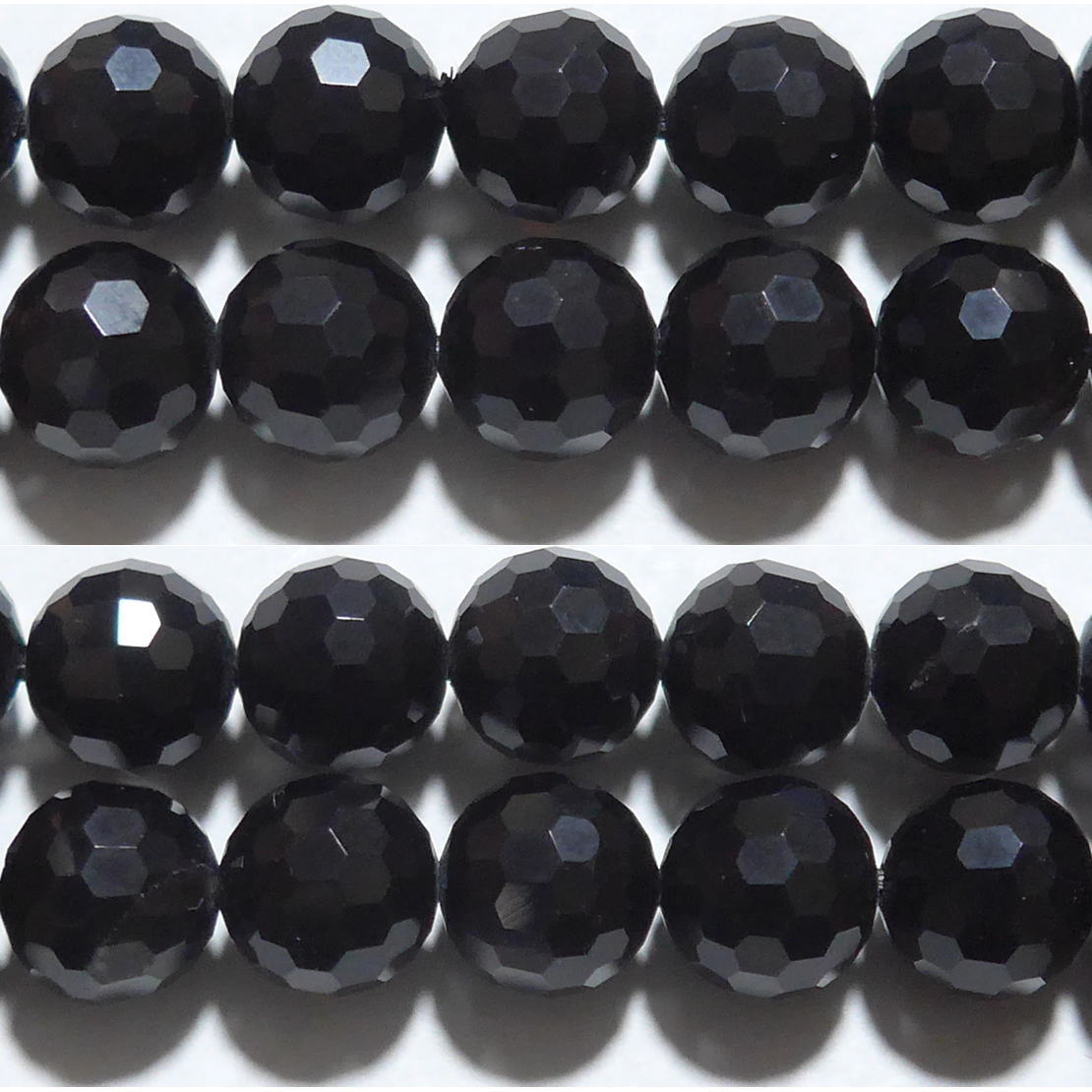 樂天商城 - 天然黒水晶 （モリオン） ミラーボール 10mm B　　※ 天然石 天然石ビーズ パワーストーン 1粒売り バラ売り 1玉販売 【クーポン対象】【39ショップ】