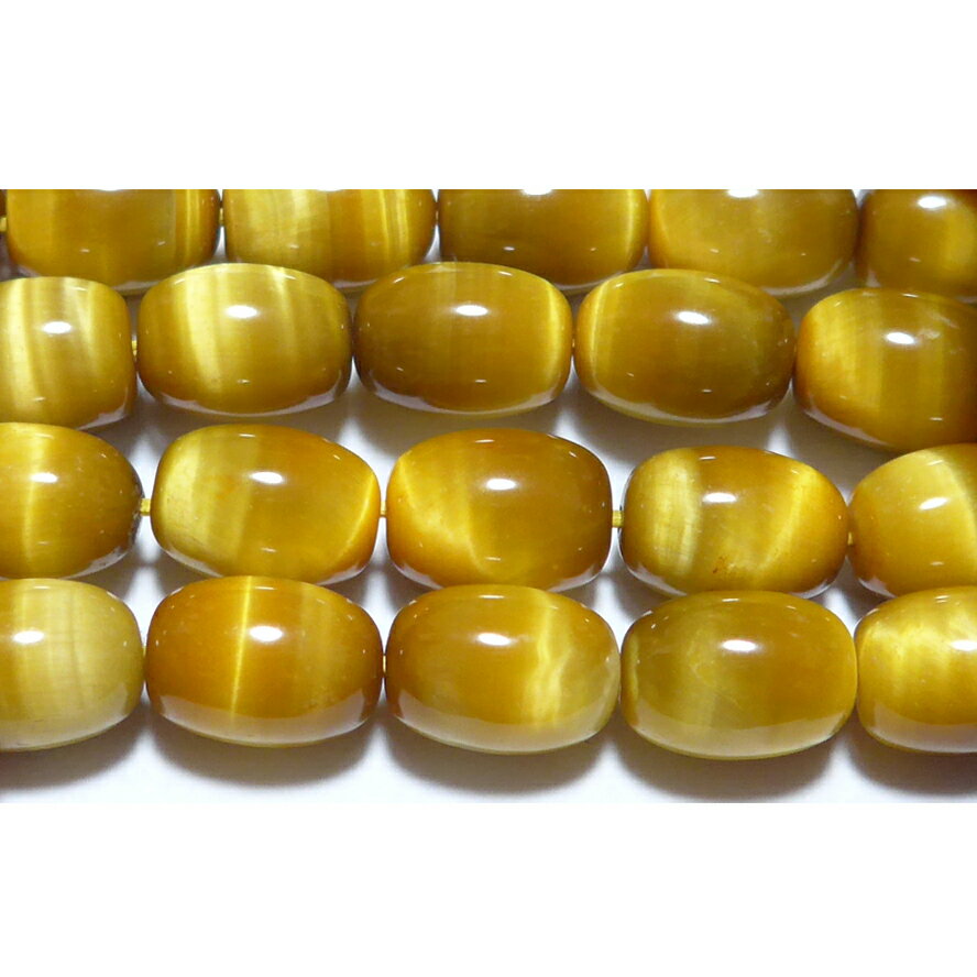 ゴールデンタイガーアイ なつめ 14*10mm A　　※ 天然石 天然石ビーズ パワーストーン 1粒売り バラ売り 1玉販売 【クーポン対象】【39ショップ】