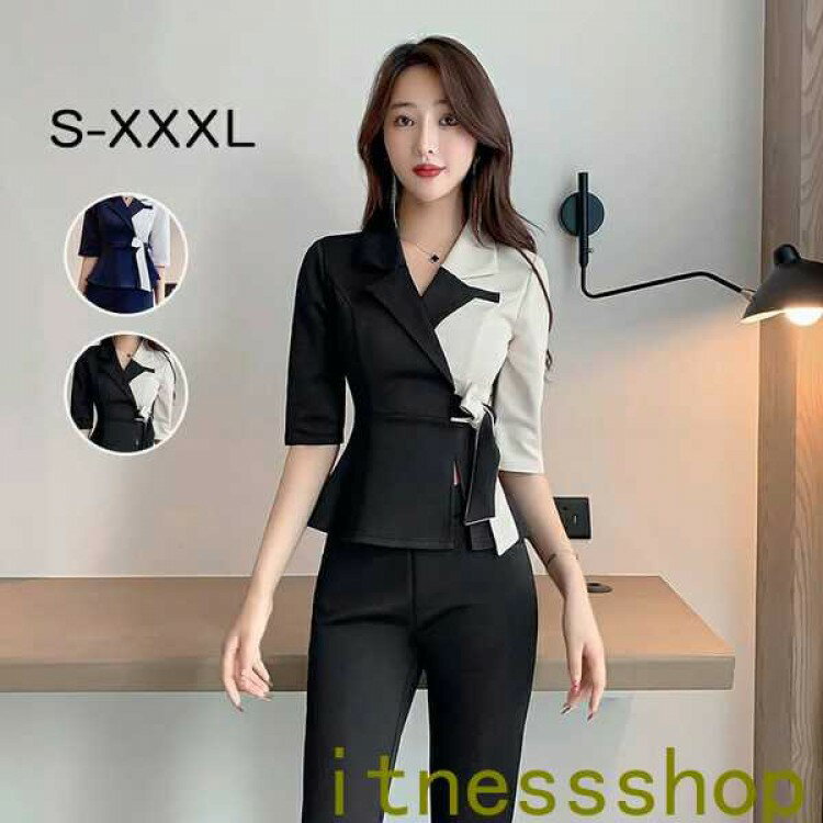 新生活 上下セットエステティック サロンウェア リラクゼーション クリニック エステユニフォーム ジュエリーホテルフロント作業服 ファンクショナルビューティー大...