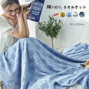 タオルケット ダブル 180×200cm 綿100% コットン ブランケット 星柄 スター 夏用 オールシーズン 肌掛け布団 コットンケット 洗える 吸水 吸湿 新生活 車中泊 おしゃれ 冷房対策