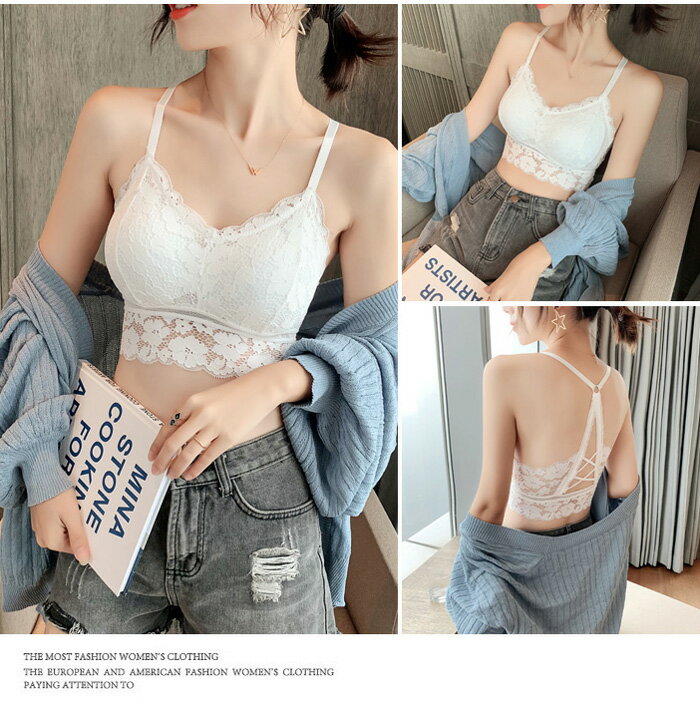 トップブラ レース花柄ブラ　インナー 下着 ナイトウエア 　ブラジャー 総レース バストUP 　美バスト 　ノンワイヤー　キャミソール タンクトップ　 レディース