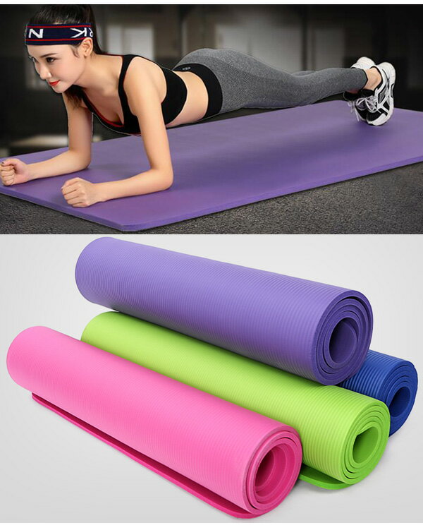 ヨガマット トレーニングマット エクササイズ マット ゴムバンド 収納ケース付 厚さ10mm　厚さ15mm　クッション ピラティス　ダイエット器具　yoga ケース ダイエット 筋力トレーニング ヨガ 滑りにくい 全6色格安セール情報　楽天　通販