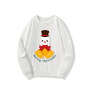 トレーナー 丸首 スウェット 黒 春服 衣装 ペアルック 長袖 ゆったり カップル ホワイト 冬服 親子 クルーネック お揃い クリスマス 秋服 速乾 軽い 軽...