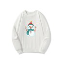 トレーナー クリスマス 白 カップル 速乾 親子 黒 お揃い クルーネック レディース スウェット ゆったり 秋服 ホワイト メンズ ペアルック 軽い 軽量 長...