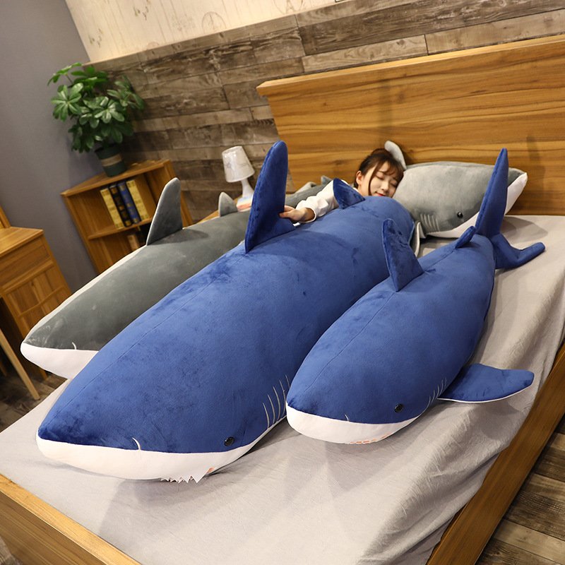 ぬいぐるみ サメ さめ 鮫 海洋動物 鮫抱き枕 ふわふわ クッション インテリア 癒しグッズ 添い寝 お誕生日 クリスマス 子供 ギフトお祝い プレゼント 贈り物 60cmの商品画像 3