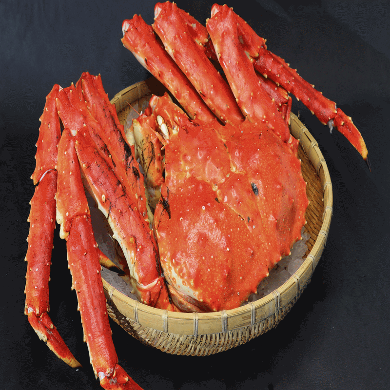 タラバ蟹　姿1.3kg前後 3-4人前 ボイル冷凍 北海道産 送料無料 産地直送