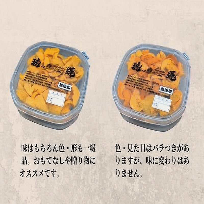 うに 塩水うに A品 冷蔵 北海道根室産 塩水エゾバフンうに100g×6Pセット 海産物 送...