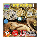 牡蠣 宮城県三陸・牡鹿半島産 殻付き生牡蠣 無選別 15kg /箱 業務用 産地直送 送料無料