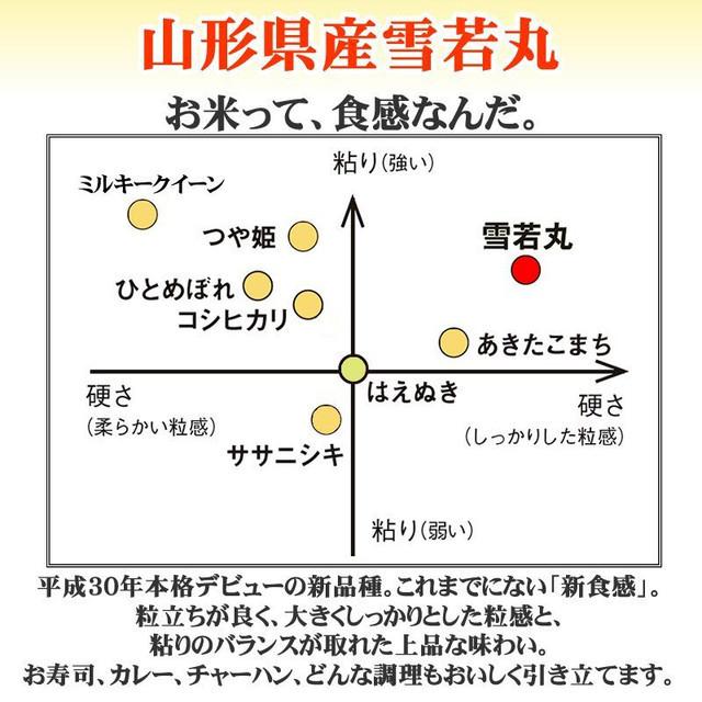 山形県産 雪若丸 米 玄米 30kg 令和7年産 精米無料 白米 分づき 当日精米 送料無料