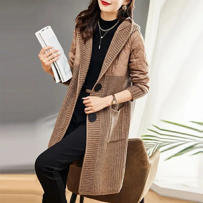 レディースコート季節の新作 秋冬の婦人服 上着 ファッション 厚手のコート ロングコート 流行 優しいデザイン