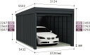 受注生産品タクボガレージ ガレージ 倉庫 屋外 XS-3153 ベルフォーマ スクード 一般型/標準屋根 収納 物置 タクボ 【送料無料】