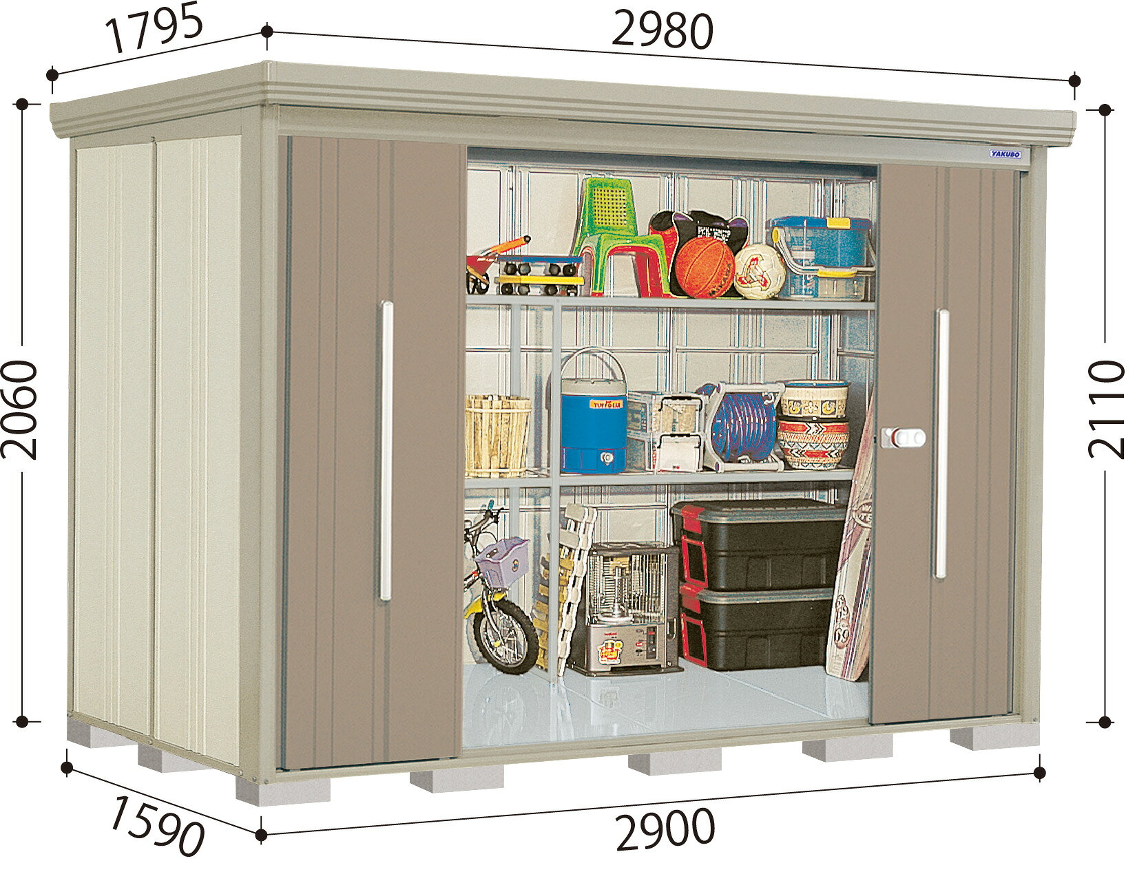 【10倍ポイント実施】タクボ物置 ND-2915　Mr.ストックマンダンディ 屋外 収納 物置 【送料無料】