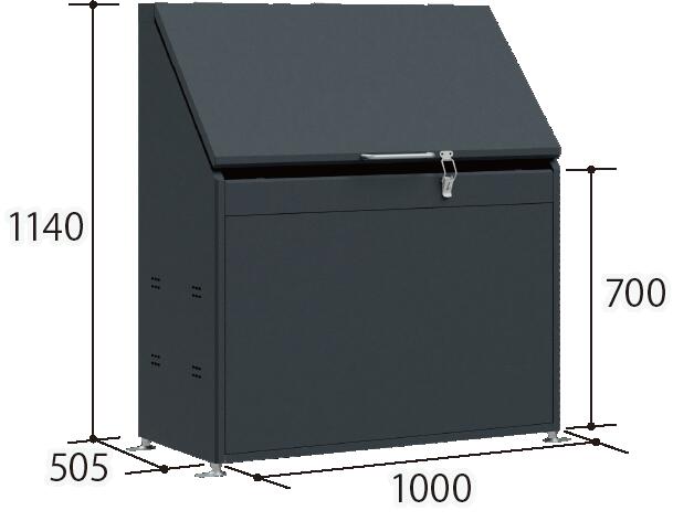 タクボ物置 CK-D1005Y　ごみ集積庫　クリーンキーパー 送料無料 配送のみ 屋外 収納 物置 