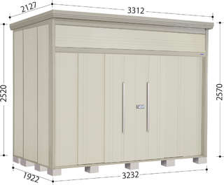 【10倍ポイント実施中】タクボ物置 JN-SZ3219　Mr.トールマンダンディ 多雪型/結露減少屋根 屋外 収納 物置 【送料無料】