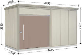 【10倍ポイント実施中】タクボ物置 JN-4422　Mr.トールマンダンディ 一般型/標準屋根 屋外 収納 物置 【送料無料】