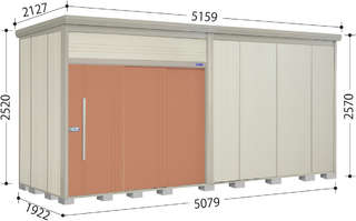 【10倍ポイント実施中】タクボ物置 JN-5019　Mr.トールマンダンディ 一般型/標準屋根 屋外 収納 物置 【送料無料】