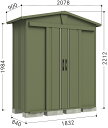 【10倍ポイント実施中】タクボ物置 ガーデニング 三角屋根 おしゃれ リジューLSN-1808 屋外 収納 物置 【配送のみ】【送料無料】(4)