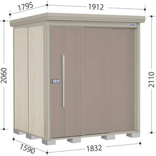 【10倍ポイント実施中】タクボ物置 ND-1815　Mr.ストックマンダンディ 屋外 収納 物置 【送料無料】