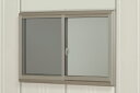 【10倍ポイント実施中】タクボ物置 共通オプション J-S2021A サッシ窓壁パネル2枚用(網戸付) パネル20+21用 屋外 収納 物置 【送料無料】(4)